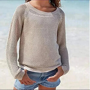Express long sleeve open knit sweater size XS